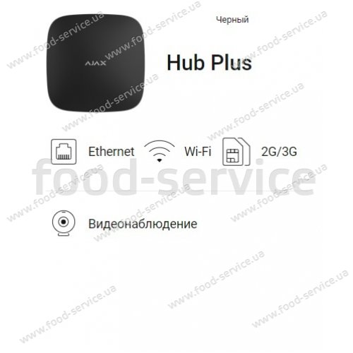 Централь Ajax Hub Plus black